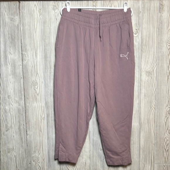 Puma Women's Track Jogger Pants  Purple Large - Picture 1 of 5